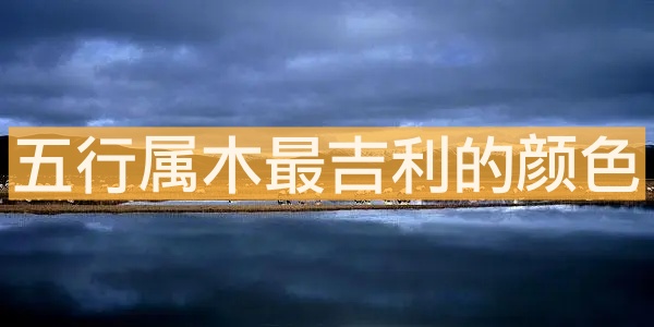 五行属木最吉利的颜色，什么颜色最旺？