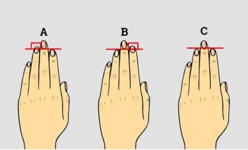 食指比无名指长代表什么意思