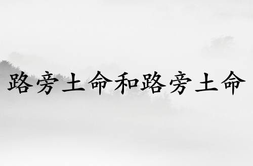 路旁土命和路旁土命人结婚好吗