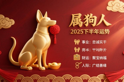 2025年属狗人下半年运势如何